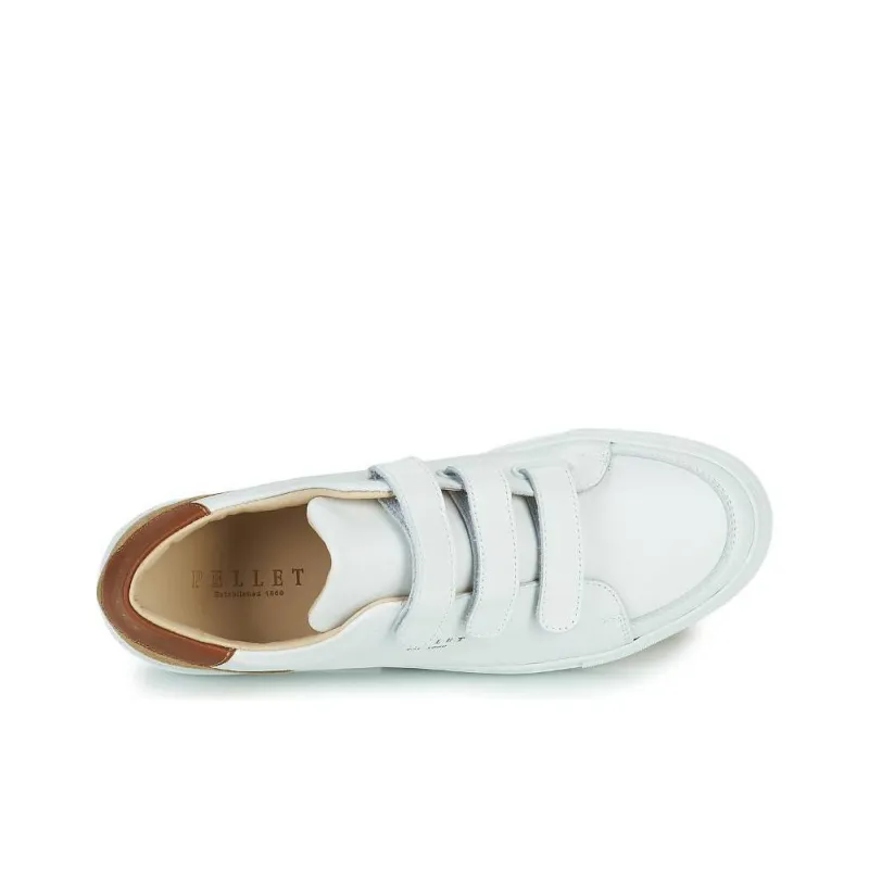PELLET SID Low-Top Skateboard Shoes Men's White-4