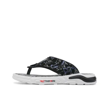 PLAY COBBLER Rubber Sole Slip Resistant Quick Dry Flip Flops Men's