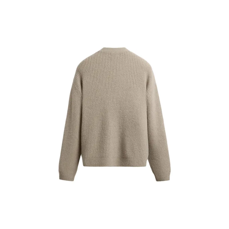 ZARA Sweaters Men Beige-1