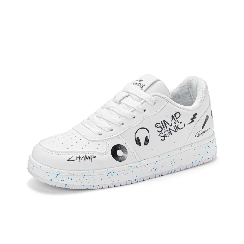 The Simpsons Wear-Resistant Lightweight Breathable Height Increasing Low-Top Skateboard Shoes Unisex-2