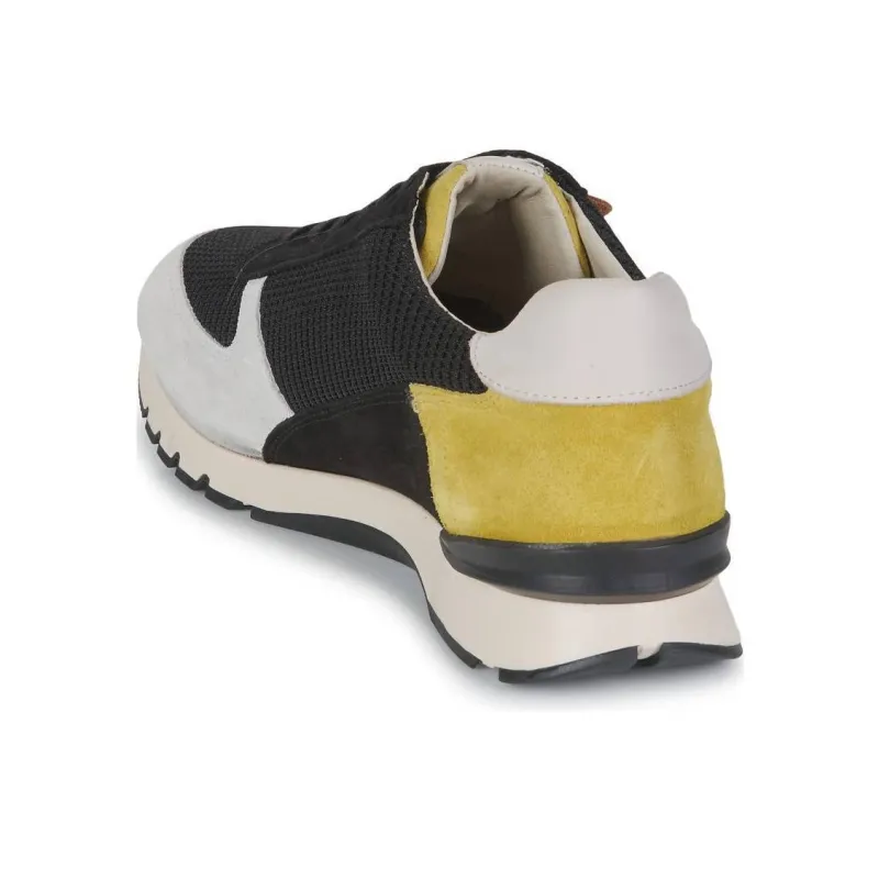 PELLET Malo Low-Top Casual Shoes Men's Black White-5