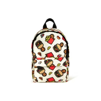 BABY MILO STORE BY A BATHING APE Fabric Backpack Women's Ecru/Green