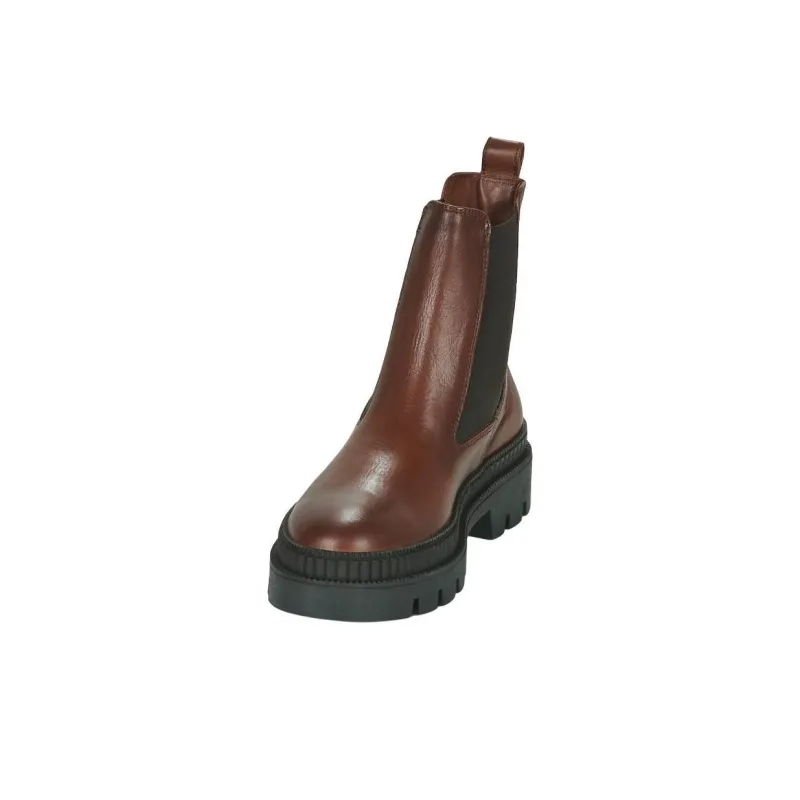 JB MARTIN OCEANA Short Chelsea Boots 5cm Women's Red Brown-3