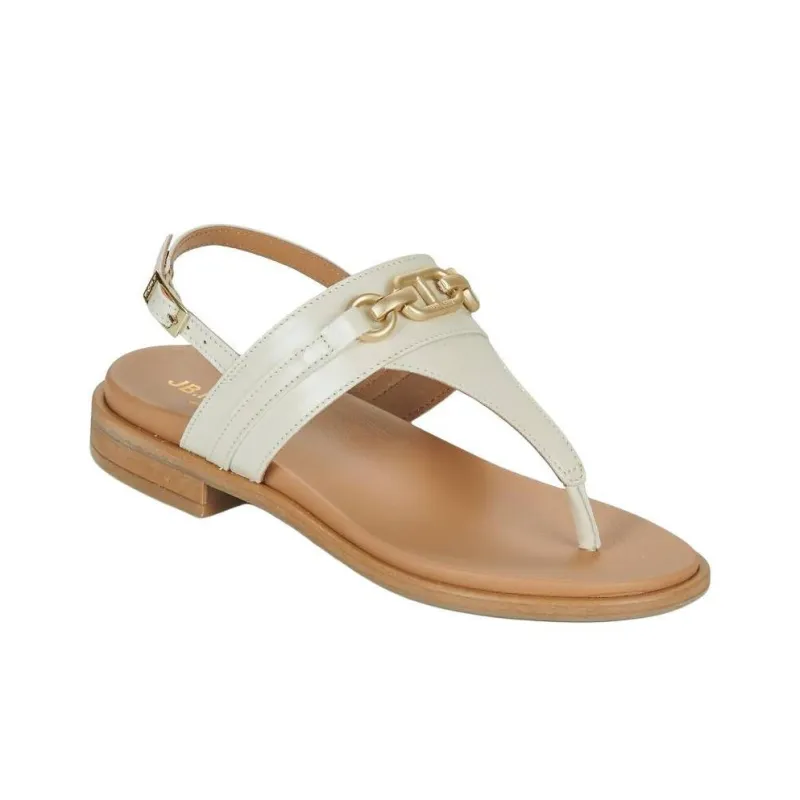 JB MARTIN Artiste Strap Sandals Women's Gray White-2