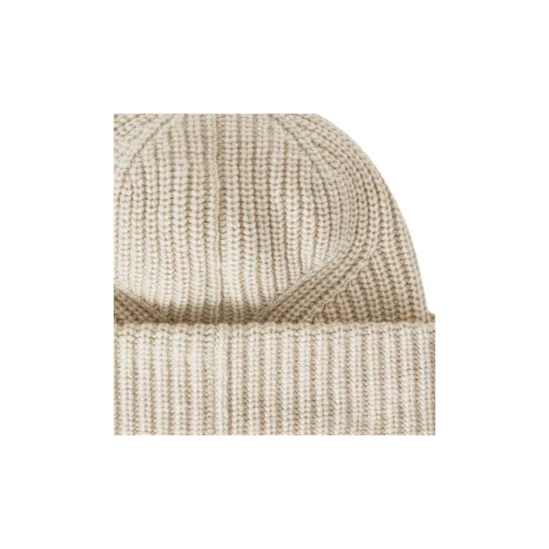 Loro Piana Cashmere Beanies Kids' Antique Paper Color-2