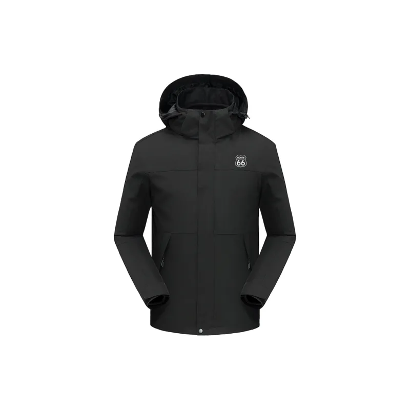 66/ROUTE 66 Waterproof, Windproof, And Abrasion Resistant Windbreaker Jacket Unisex-2