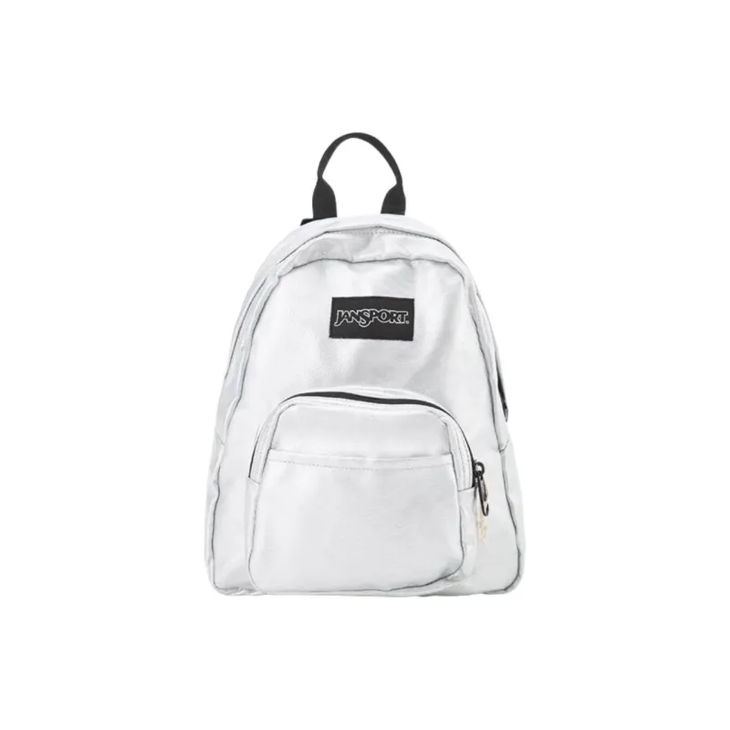 JanSport Fabric Backpack Mini Unisex Silver-0