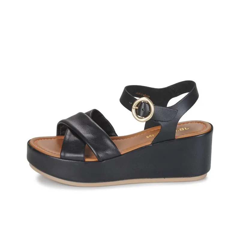 JB MARTIN AMBRE One Strap Sandals 7cm Women's Black-0