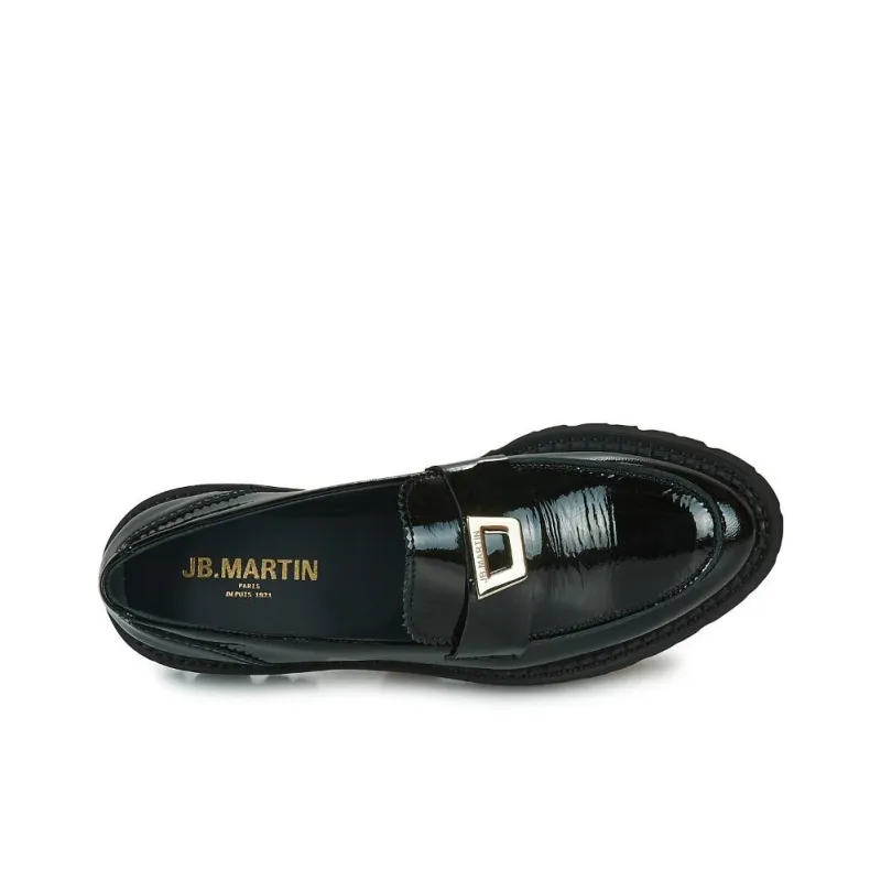 JB MARTIN FOLIE Loafers 4cm Women's Black-4