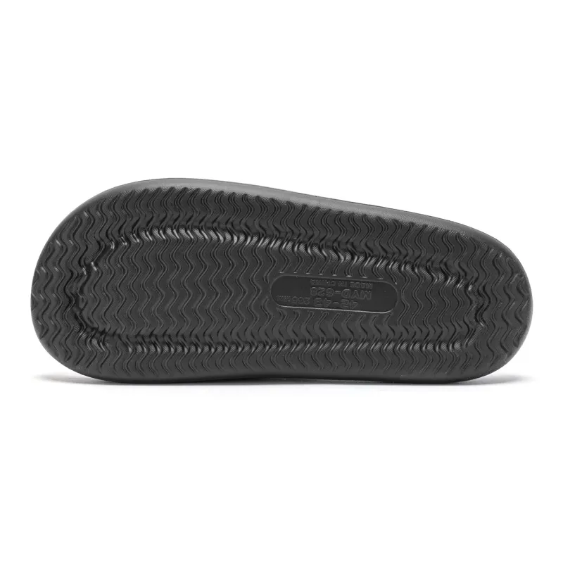 Soft Minimalist Slippers With Squashy And Bouncy Feeling, Platform Slip Resistant Quiet Indoor Slippers, Unisex-2