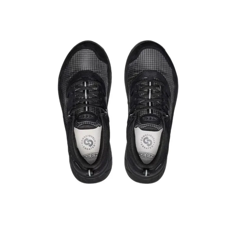 KEEN Anti Slip Wear Resistant Low Top Hiking Shoes Men's Black Gray-2
