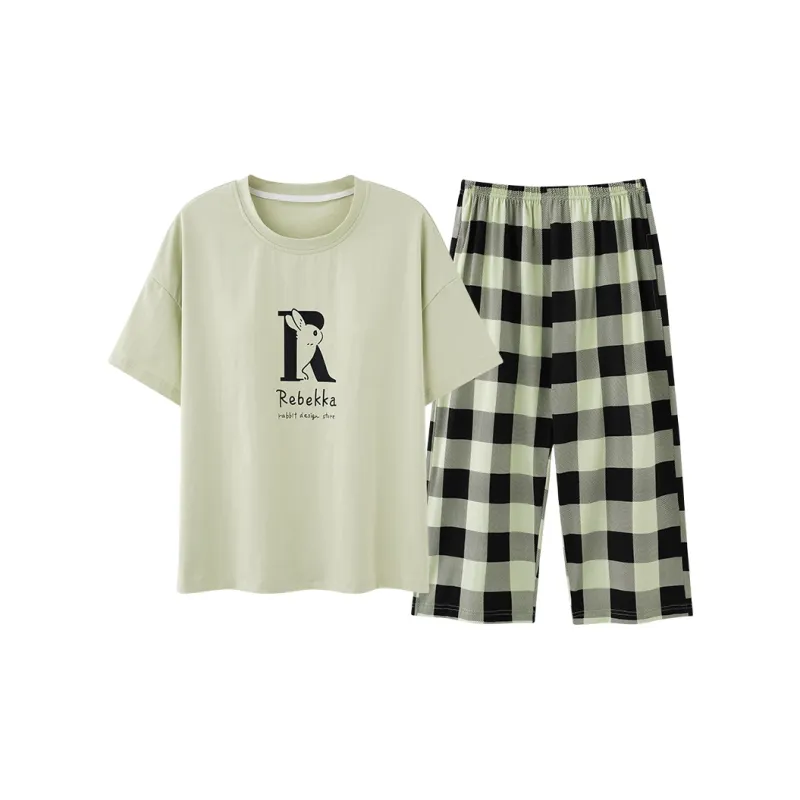 Maultiay Pajama Set Women's Green-0