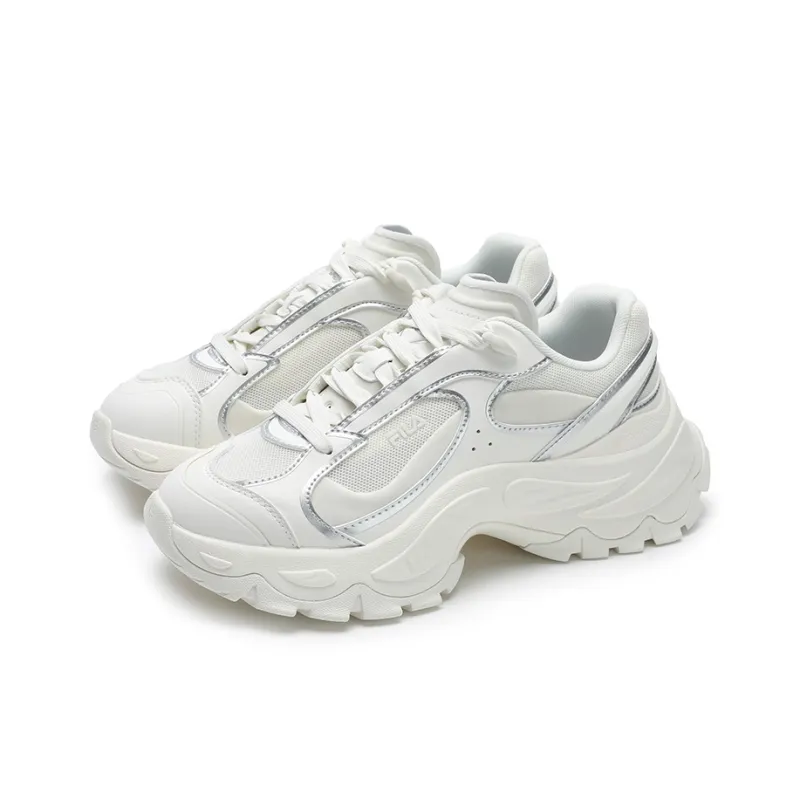 FILA SOFIA 4 Cushioning Low-Top Running Shoes Women's Snow-2
