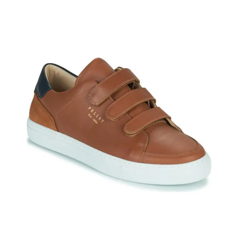 PELLET SID Low-Top Skateboard Shoes Men's Brown-2