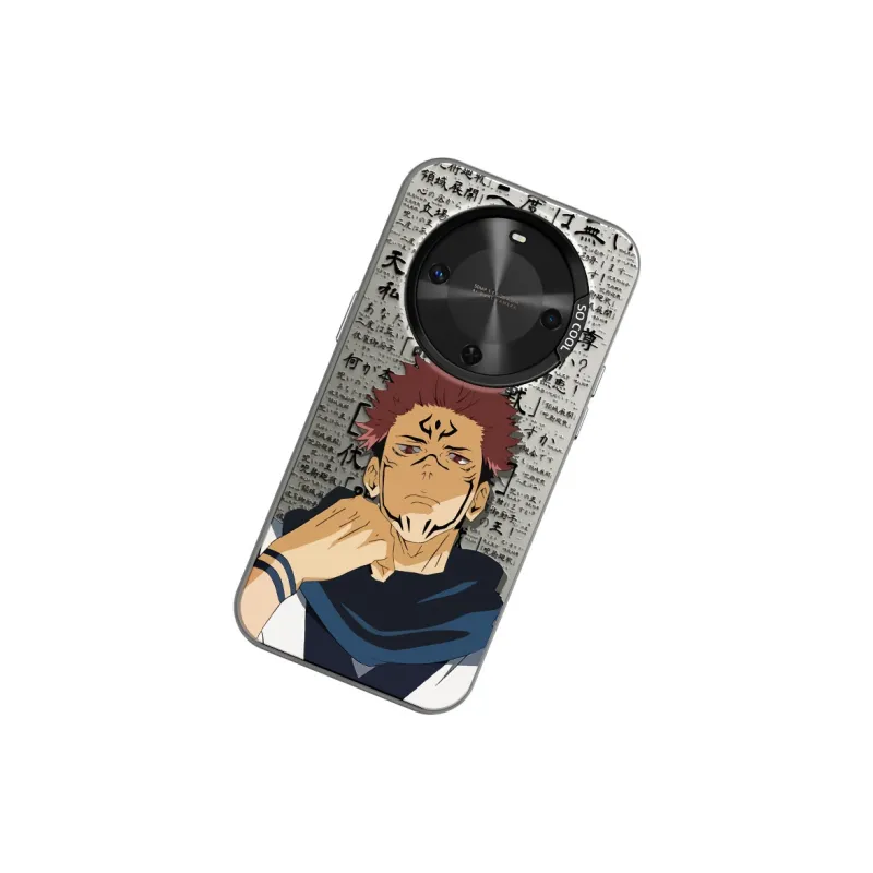 MANQIN Trendy Creative Sukuna Phone Case Impact Resistant Protective Case Compatible With Macadamia 30 Cartoon Trend-6