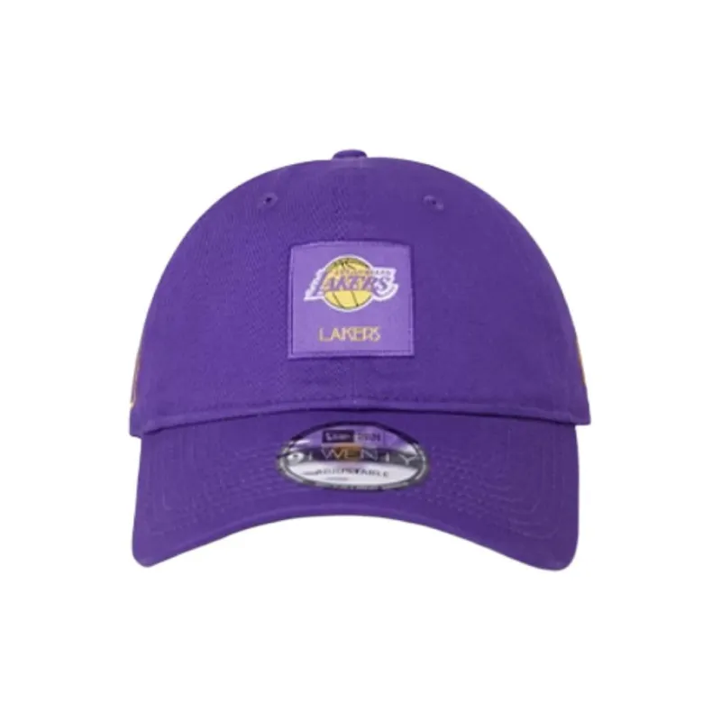 Nba Los Angeles Lakers New Era Victory Grove Patch 9Twenty Adjustable Hat-1