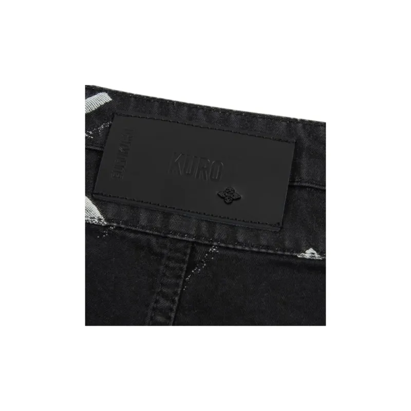 EVISU Denim Shorts Women's Black-2