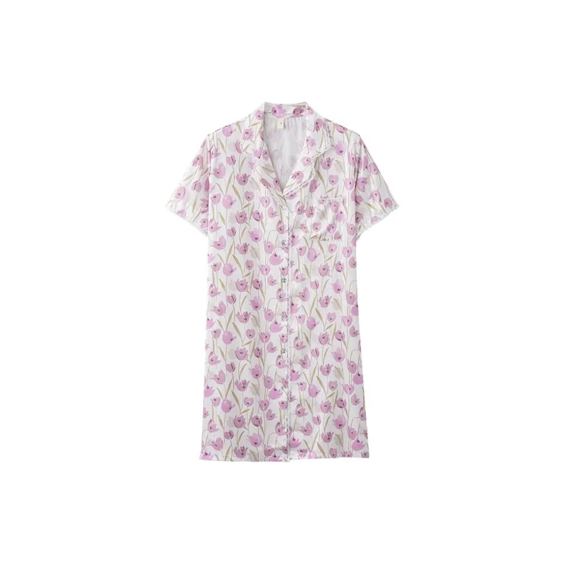 DanceBees Nightgown Women's Purple-0