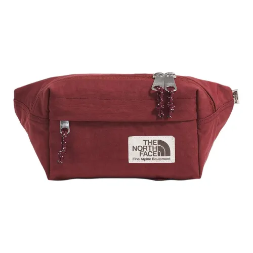 THE NORTH FACE Nylon One Shoulder Crossbody Fanny Pack Unisex Red