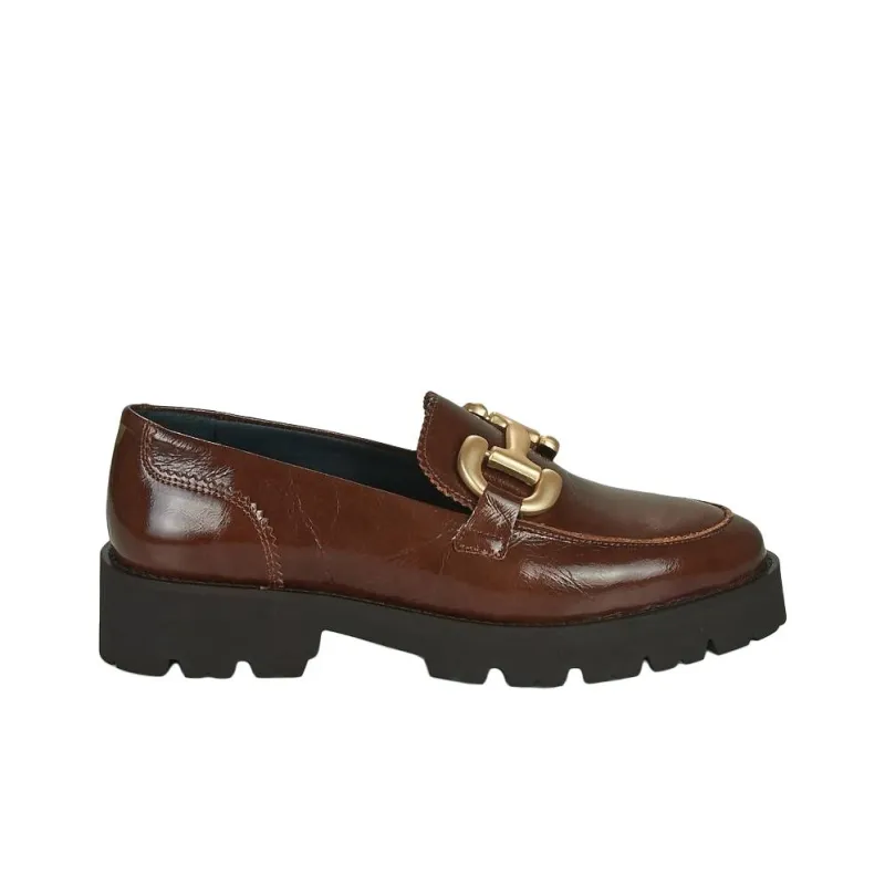 JB MARTIN FRIVOLE Loafers 4cm Women's Brown-1