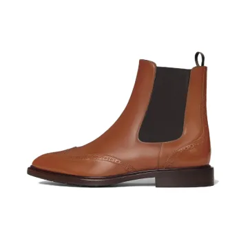 CELINE DONAVAN Short Chelsea Boots Men's Brown