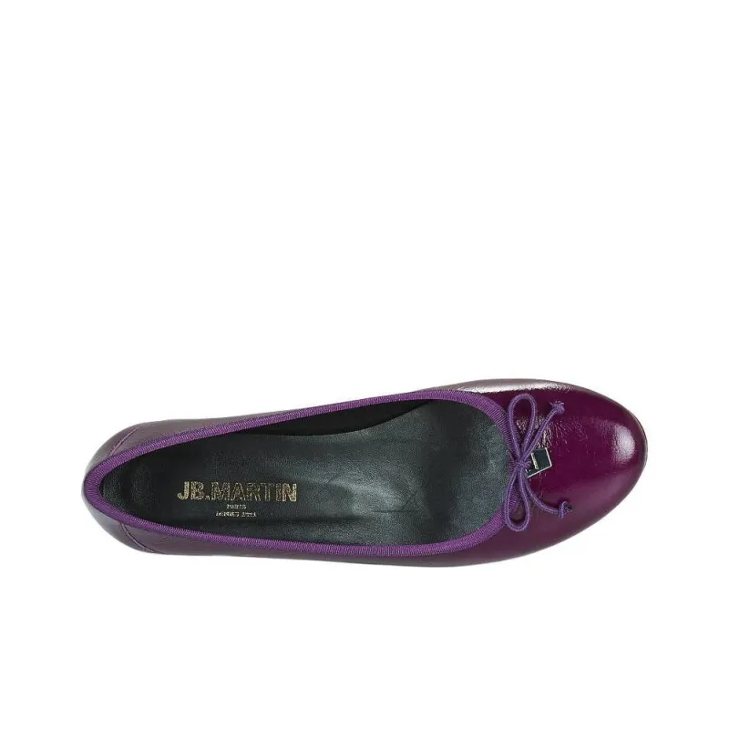 JB MARTIN Scene Chunky Heel High Heels 4cm Women's Purple-5