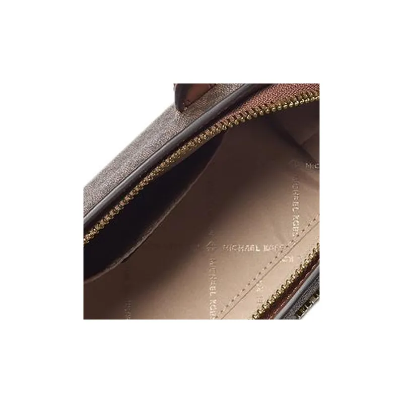 MICHAEL KORS Avril Cotton One Shoulder Handbag Extra Small Women's Brown-4