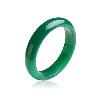 With The Heart Of The Jade Agate Bangles Women's