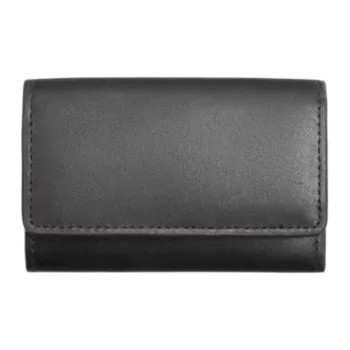 ZARA Cow Leather Wallet Men's Black