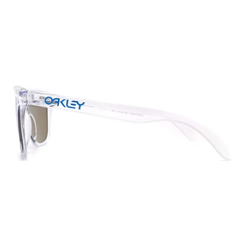 Oakley Acetate Oval Sunglasses Unisex White-2