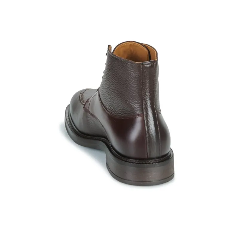 PELLET BASTIEN Ankle Boots 3cm Men's Chocolate-4