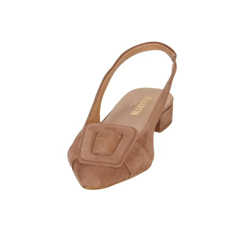 JB MARTIN Varia Chunky Heel High Heels 3cm Women's Brown-3