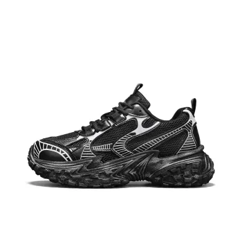 JANECO Anti Slip And Wear Resistant Height Increasing Low Top Chunky Sneakers Men's