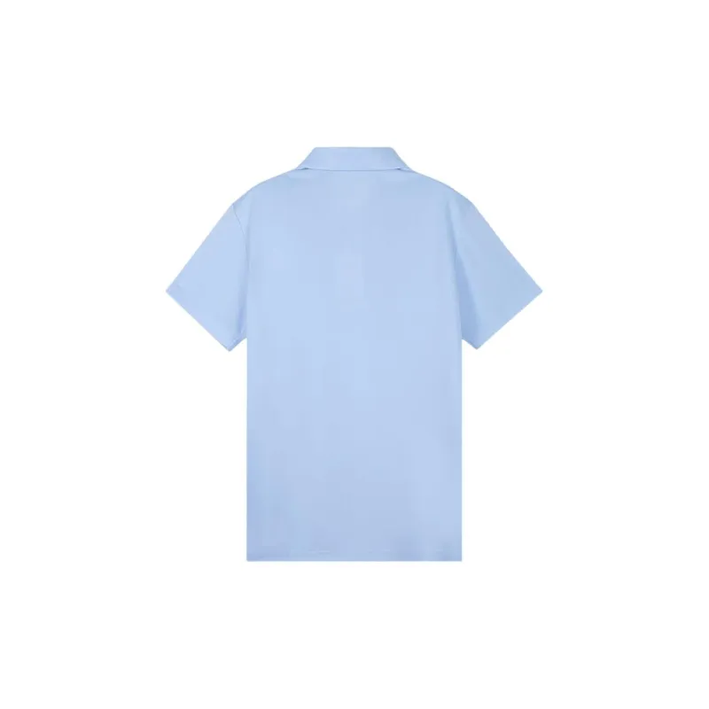 XTEP Variety Training Collection Polo Shirt Men's Aqua Haze Blue-1