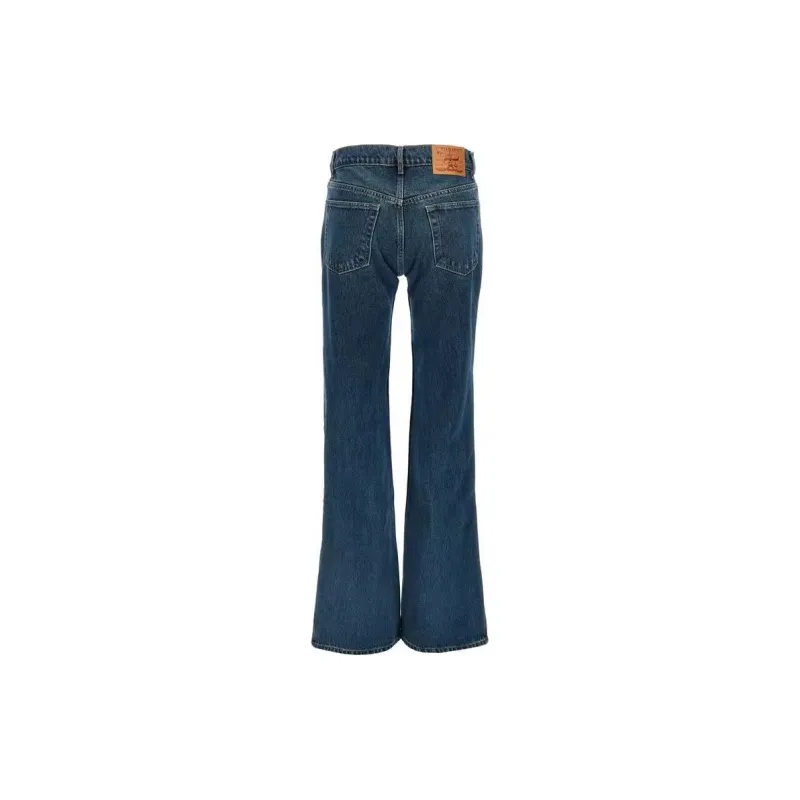 Y/Project Faded Effect Flared Jeans-1