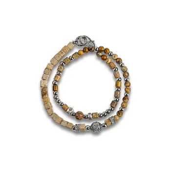Cuud Picture Stone Bracelets Men's