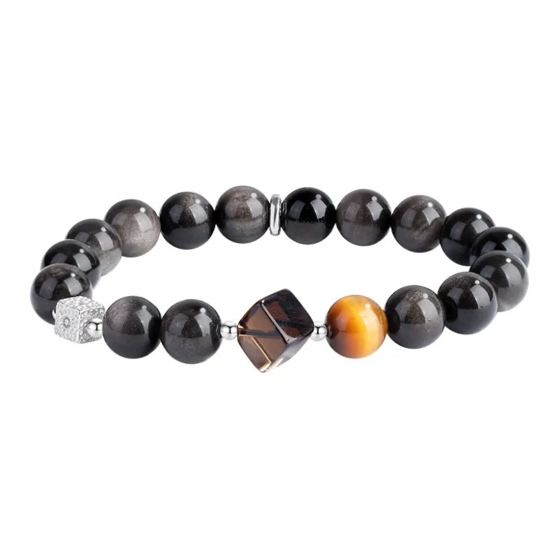 YINCHIE Obsidian Bracelets Men's-0