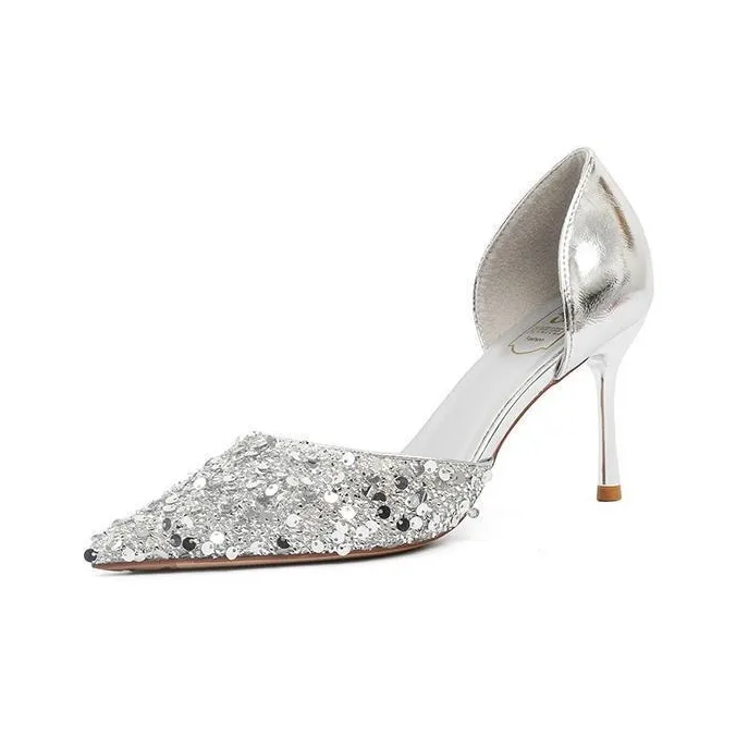 CZRSK Slim Heel High Heels Women's-3