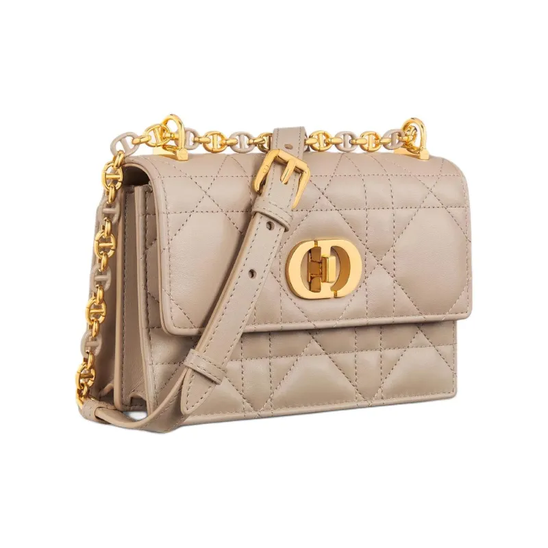DIOR Miss Caro Lambskin Crossbody Bag Shoulder Bag Mini Women's Taupe-2