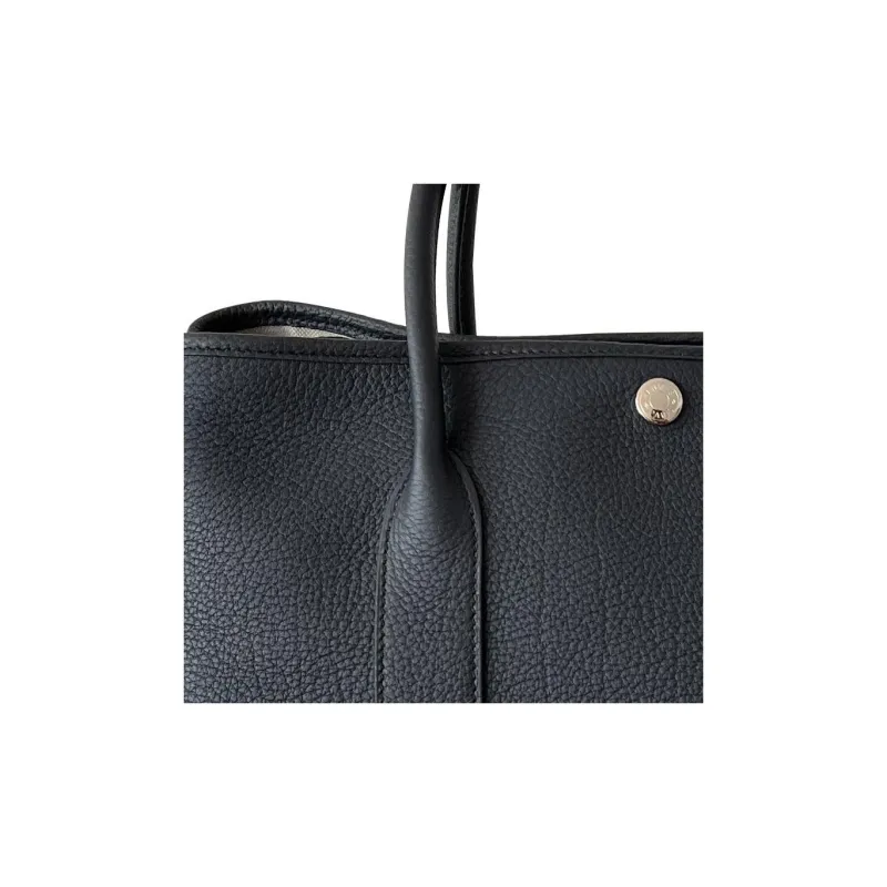 HERMES Garden Party Negonda Cow Leather Combo Handbag For Mother And Child 36 Women's Indigo/Aztec Blue-2