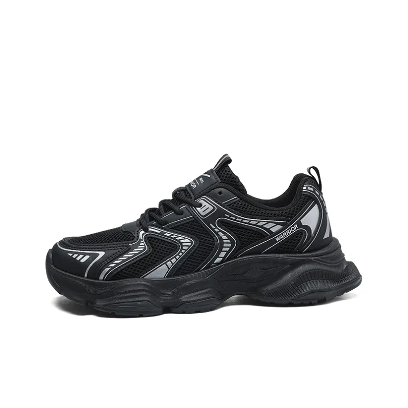 Warrior Anti Slip And Wear Resistant Height Increasing Low Top Chunky Sneakers Men's-6