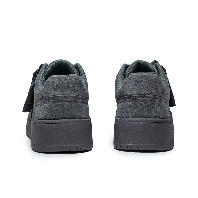 H2 Anti Slip And Wear Resistant Height Increasing Low Top Skateboard Shoes Unisex-4