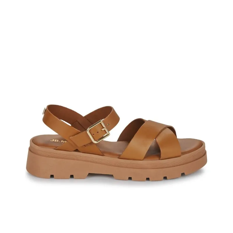 JB MARTIN DECIDEE One Strap Sandals 4cm Women's Brown-1