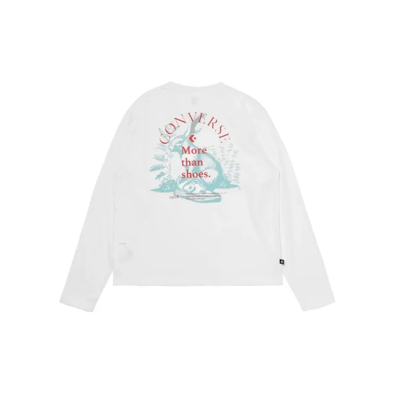 Converse SS25 T Shirt Women's White-1