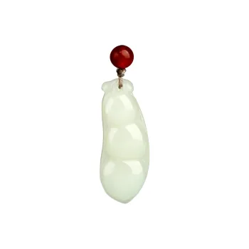 Jade Said Hetian Jade Pendants Unisex Pale Greenish-White Jade