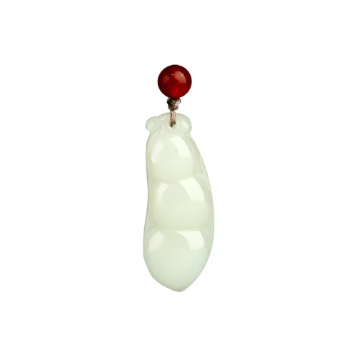 Jade Said Hetian Jade Pendants Unisex Pale Greenish White Jade