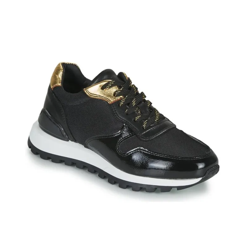 JB MARTIN Habille Low Top Casual Shoes Women's Black Gold-2
