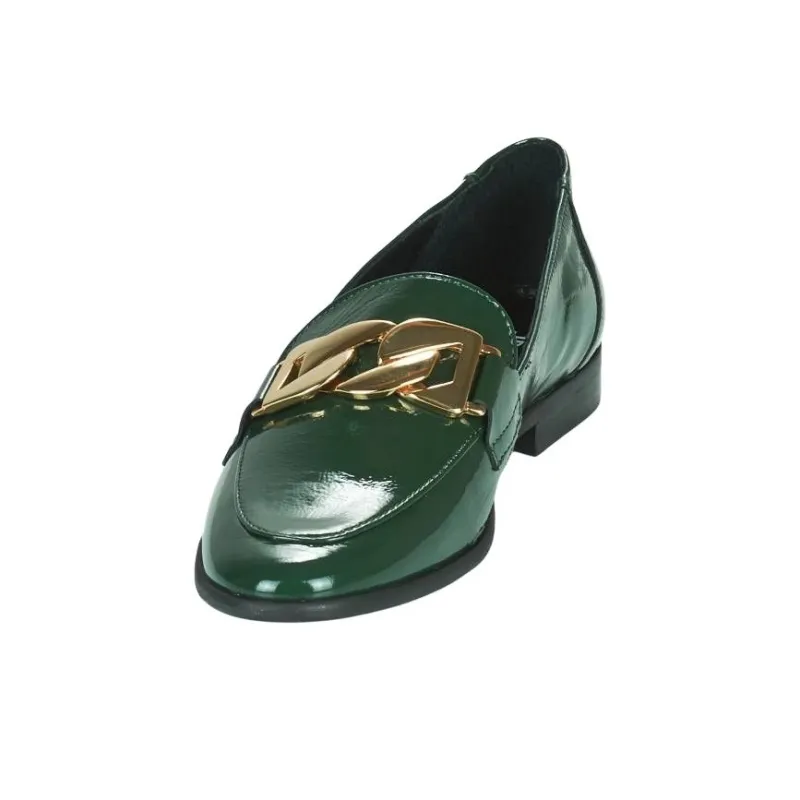 JB MARTIN Captive Loafers Women's Dark Green-3