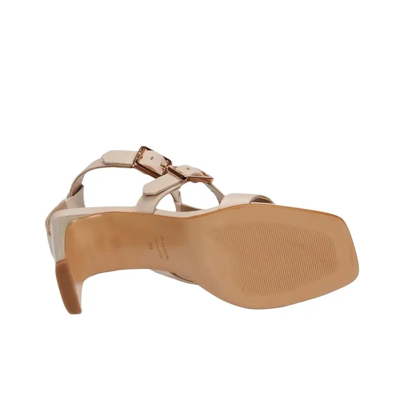 JB MARTIN Doril Strap Sandals 9cm Women's Beige-6
