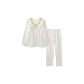 Sleeping Beauty Pajama Set Women's Apricot